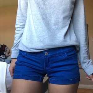 Hollister blue shorts